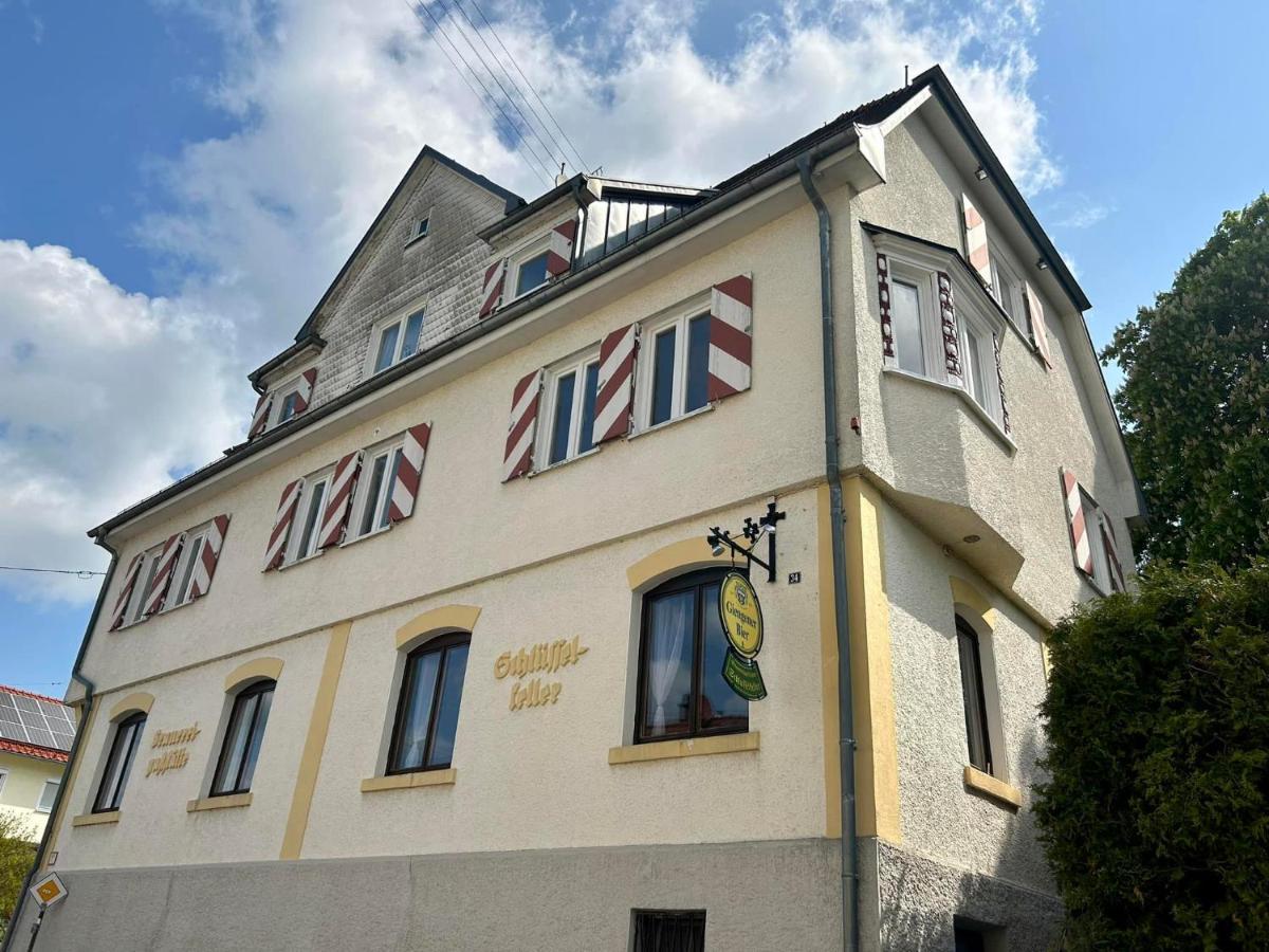 Brauereigasthof Schluesselkeller Giengen an der Brenz Bagian luar foto